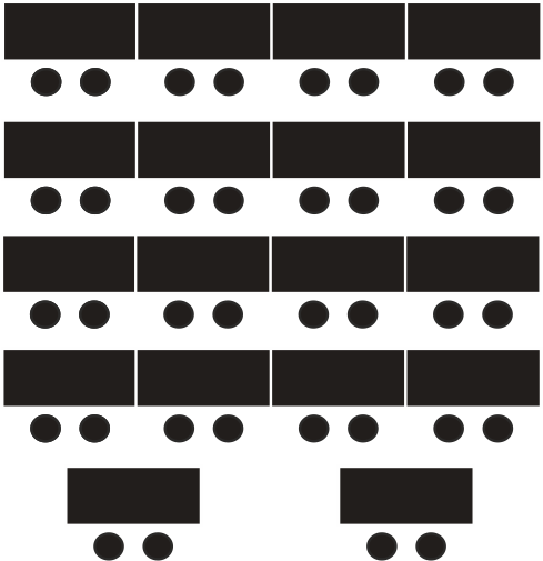 Bestuhlung_Tagungsraum_Parlamentarisch Tagungsraumbestuhlung: Parlamentarisch