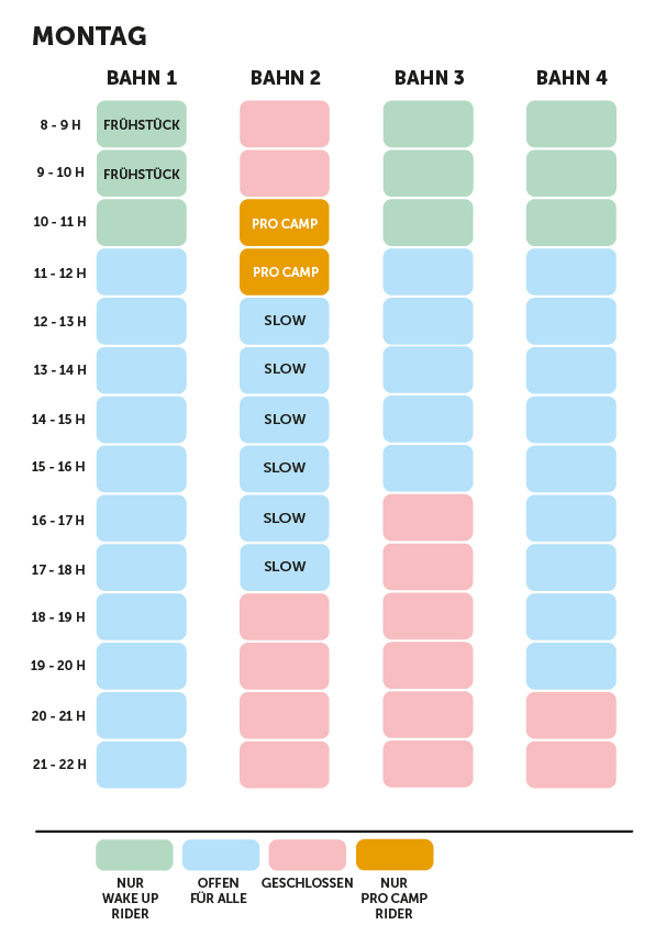 Timetable Wake Up Langenfeld Montag