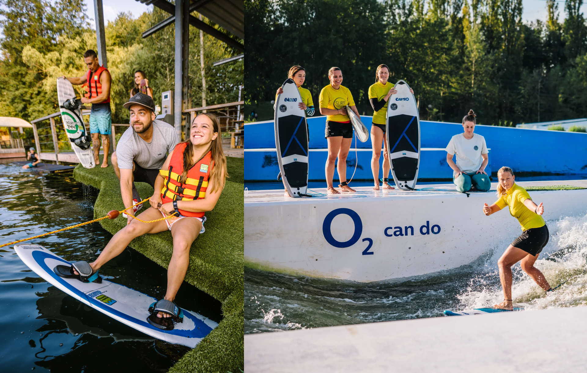 Wasserski Langenfeld Firmenevent Teambuilding Wasserski Wakeboard Surf