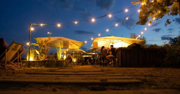 Wasserski Langenfeld Beachbar, Lichterketten